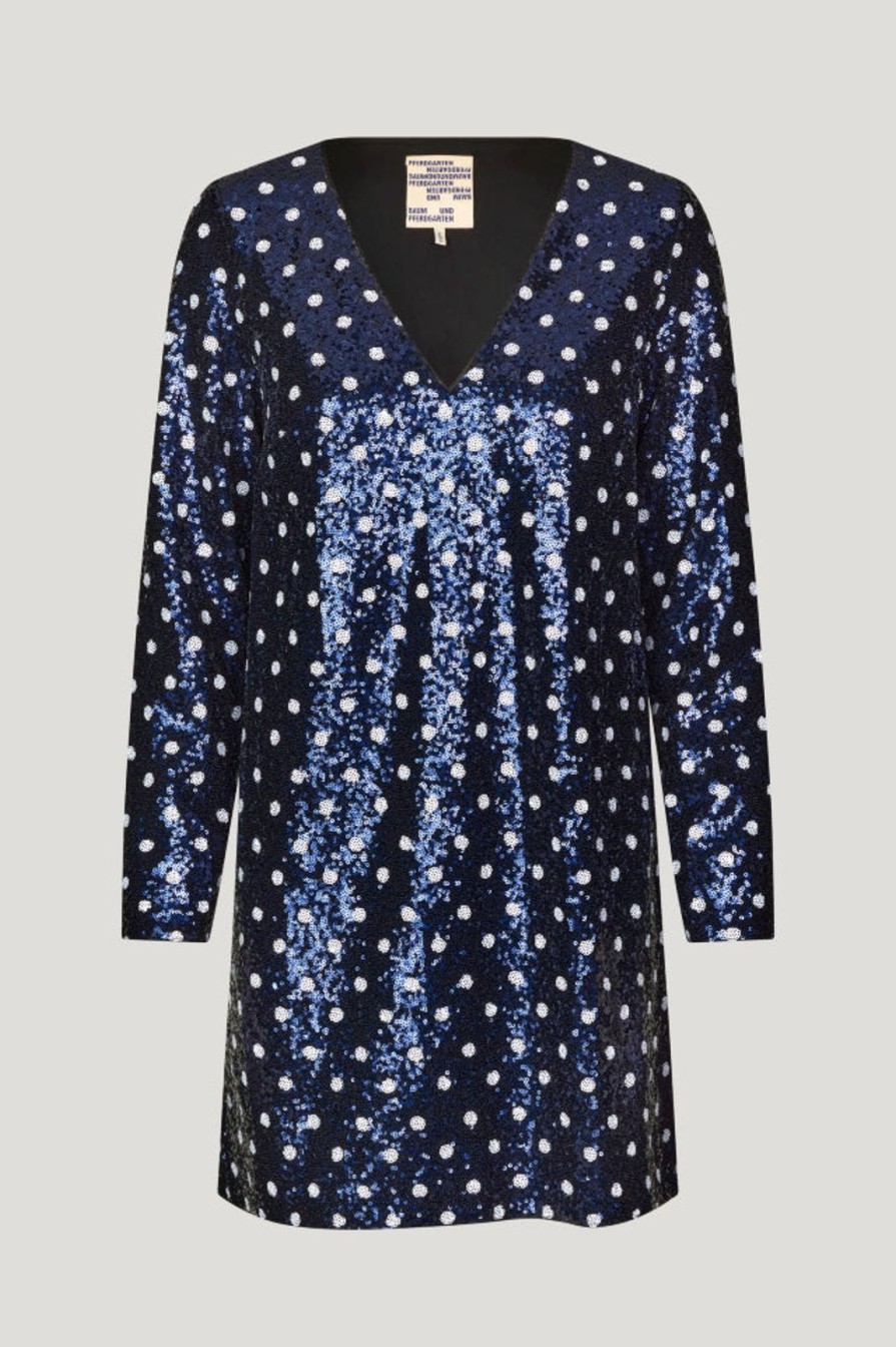 Wholesale Baum und Pferdgarten Javona Dress Blue Dotted Sequins