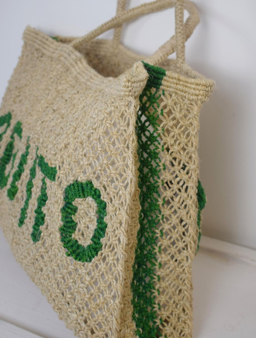 Hot the Jacksons Mojito Bag Natural/Green Small