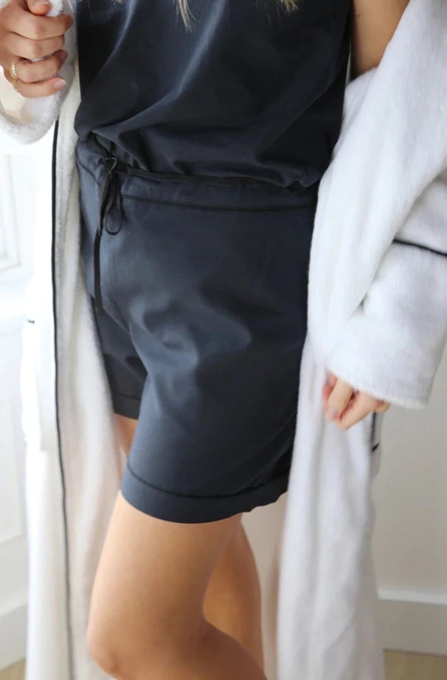 Hot BREATHE Pj Shorts Navy