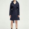 Hot BRGN Yr Coat Dark Navy