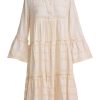 New Devotion Twins Ella Midi Dress Ecru/Off-White