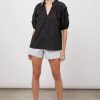 Online Rails Paris Black Embroidered Top