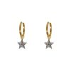 Clearance Kirstie Le Marque Diamond Star Hoops