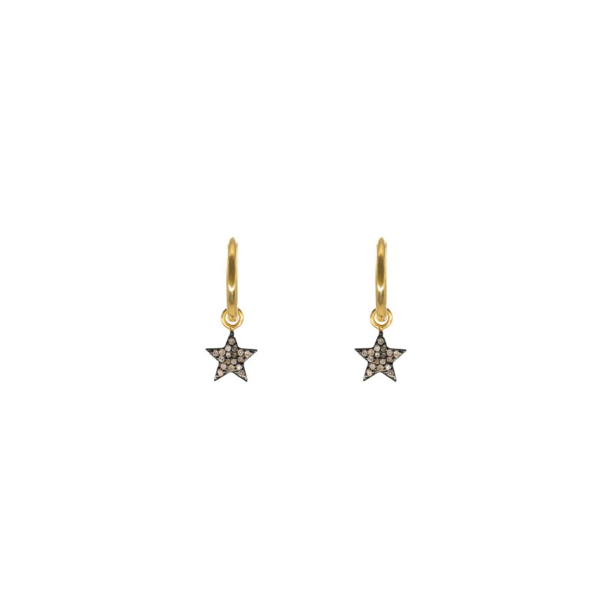 Clearance Kirstie Le Marque Diamond Star Hoops