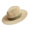 Clearance Somerville Scarves Panama Hat Khaki Band