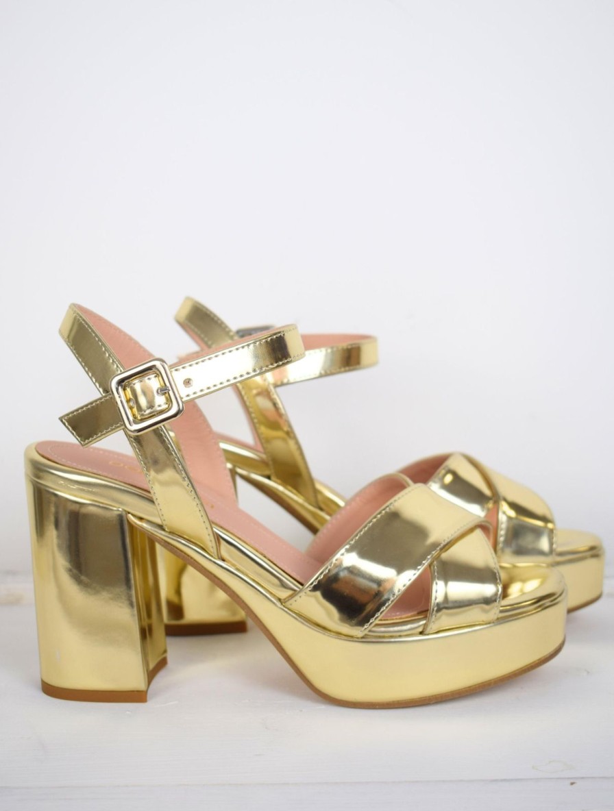 New Donna Lei Nevis Sandal Gold Shine