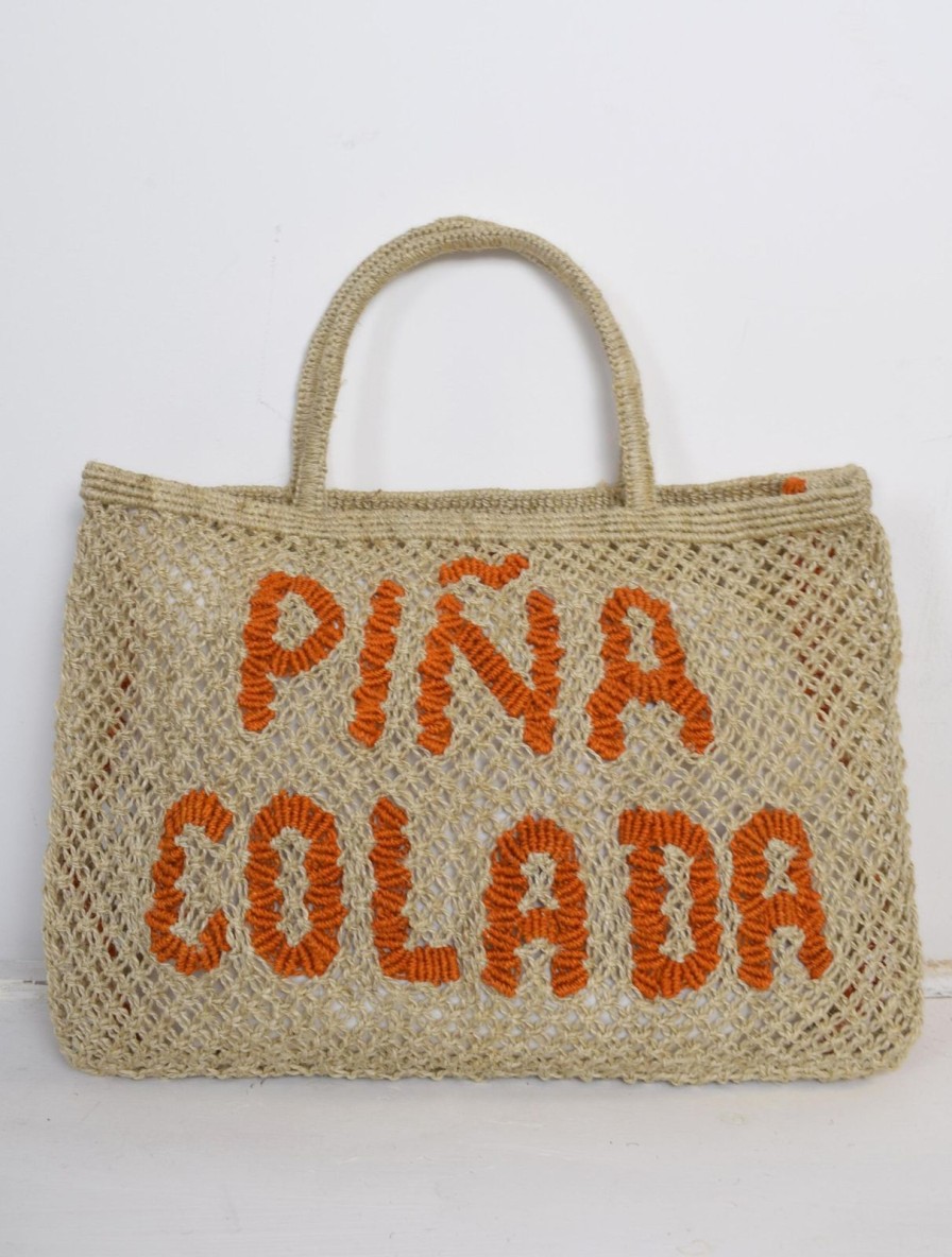 Hot the Jacksons Pina Colada Bag Natural/Tango Small