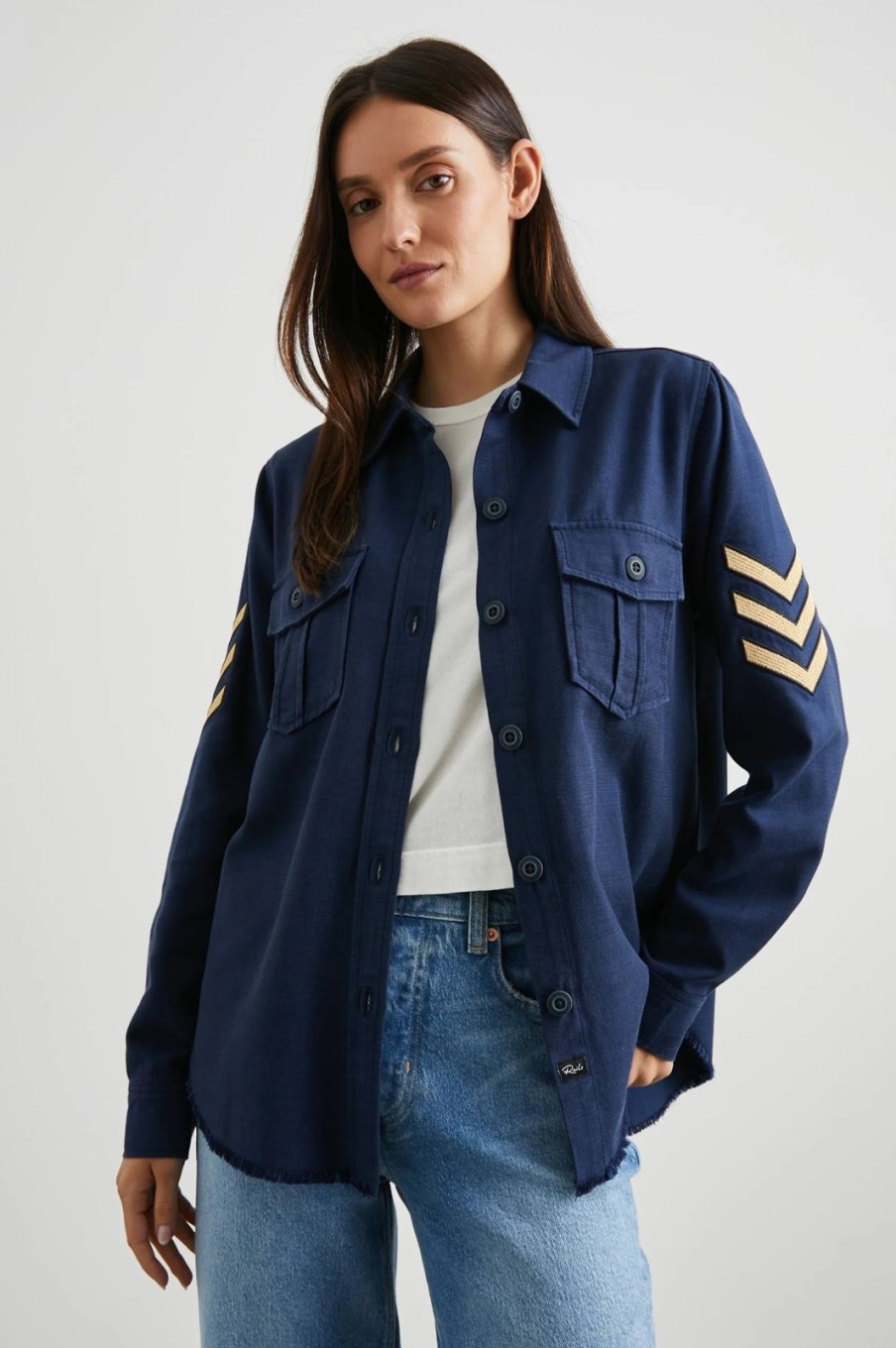 Online rails Loren Shirt Jacket Navy