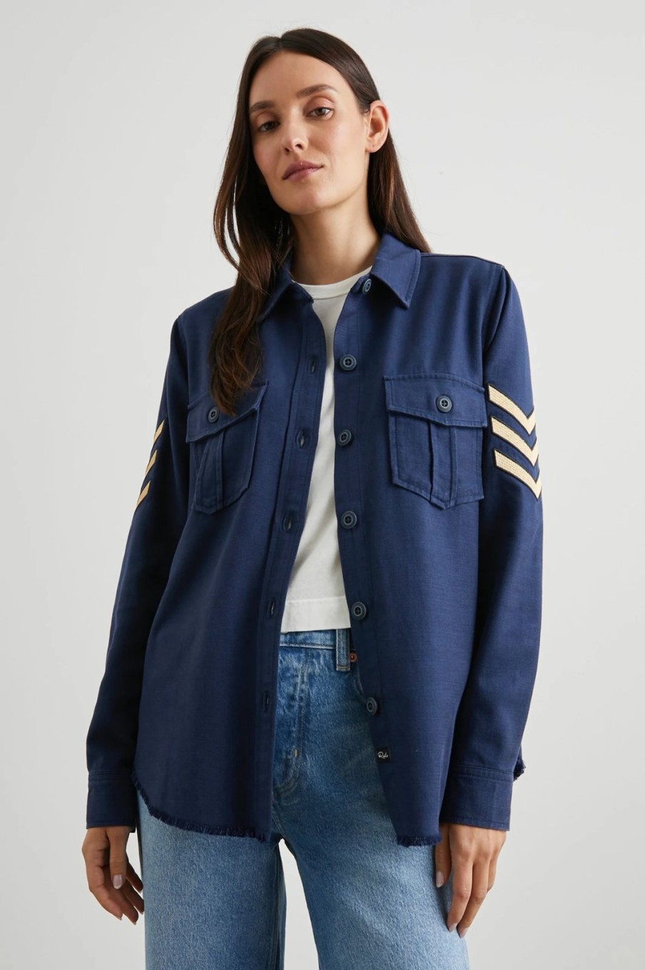 Online rails Loren Shirt Jacket Navy