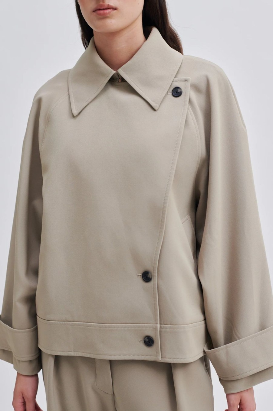 New Second Female Silvia Trench Jacket