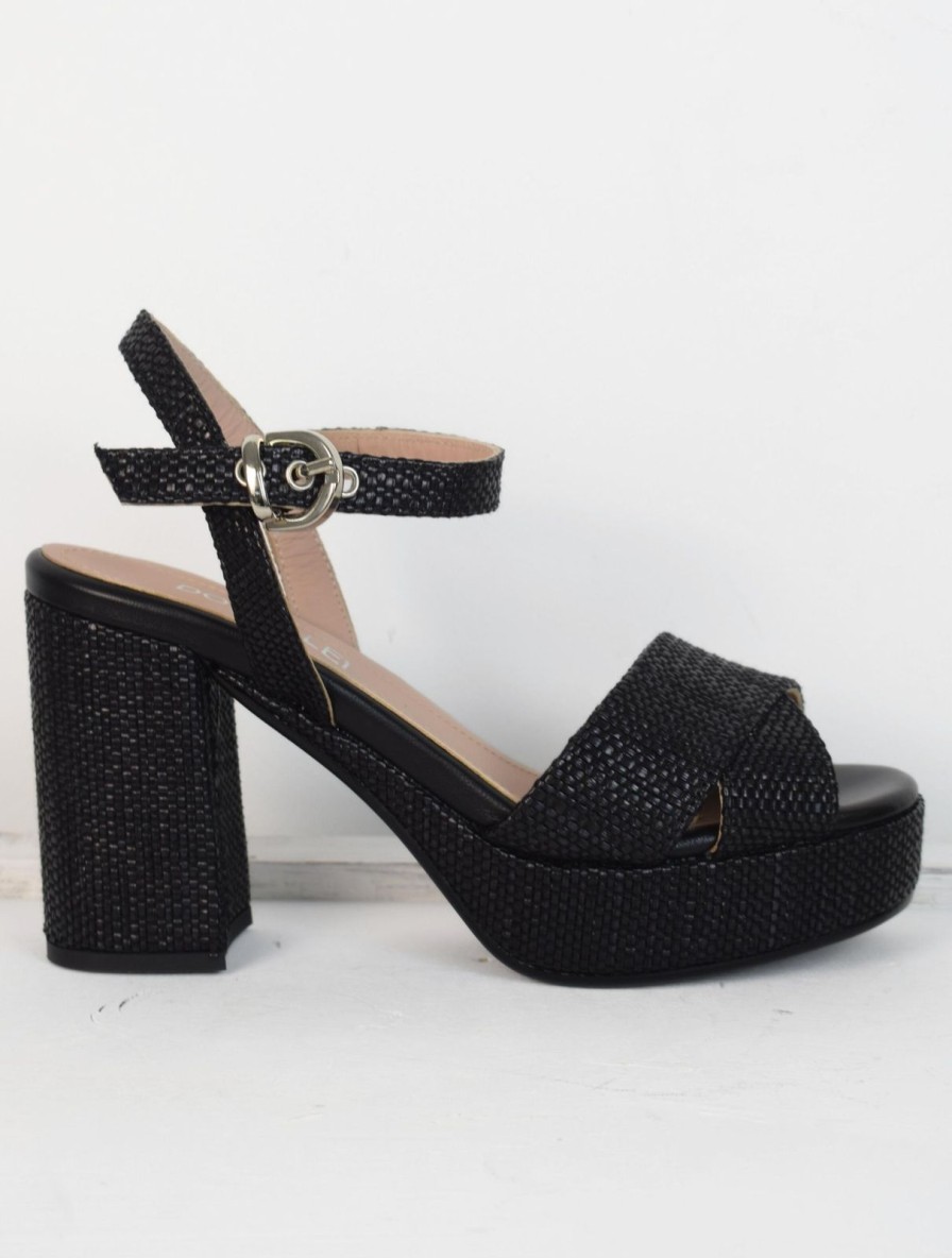 Online Donna Lei Dubai Sandal Raffia Black