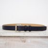 Clearance Abro Medium Belt Leather Navy