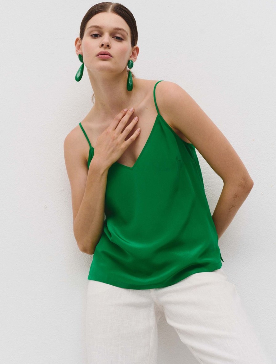 Online Idano Bob Tank Top Green