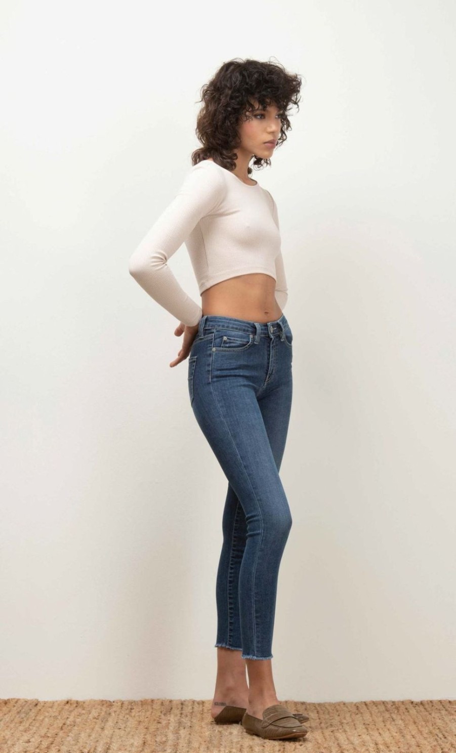 Online Denim Studio Katy Jeans Aged Wash