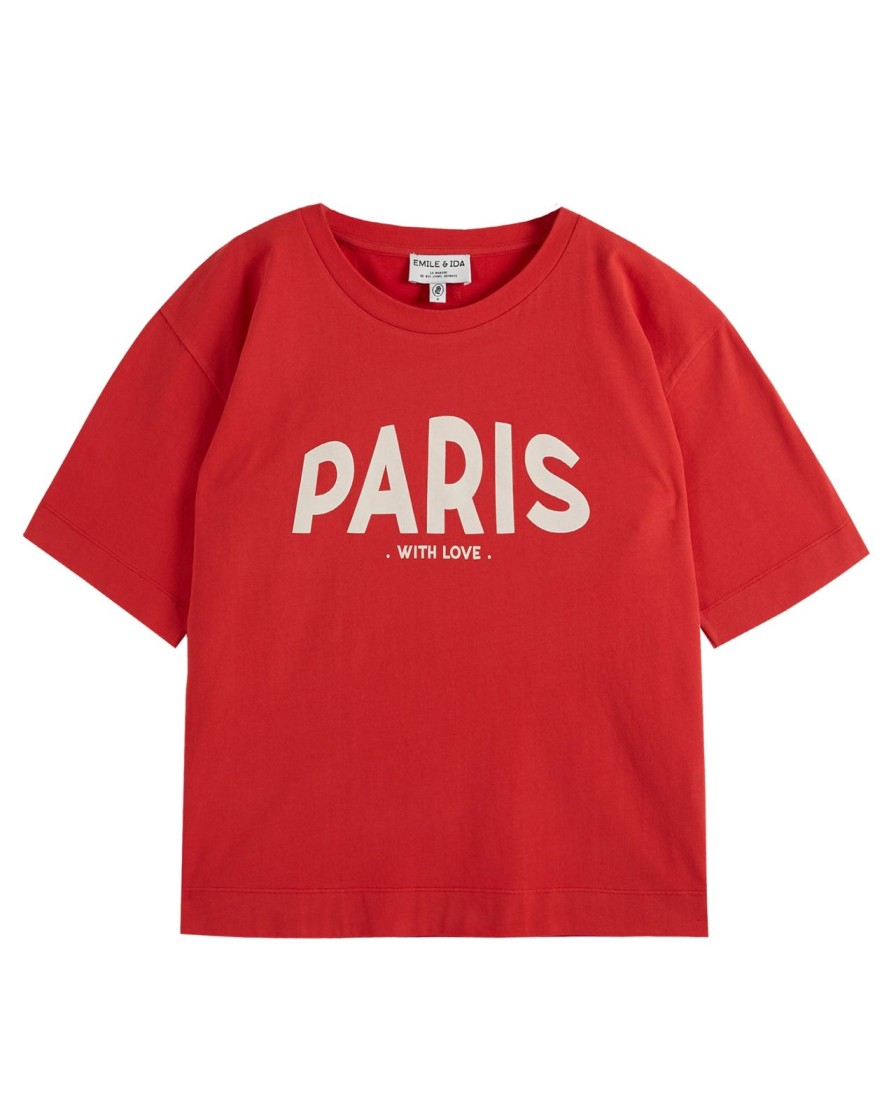 Best Emile & Ida Zaris T-Shirt Paris Poppy