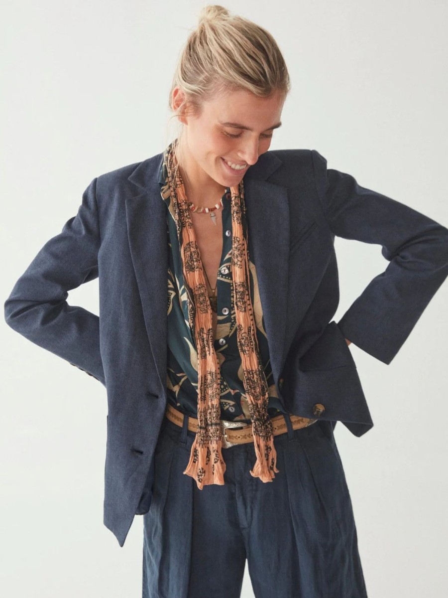 Clearance Maison Hotel Emilia Jacket Marine