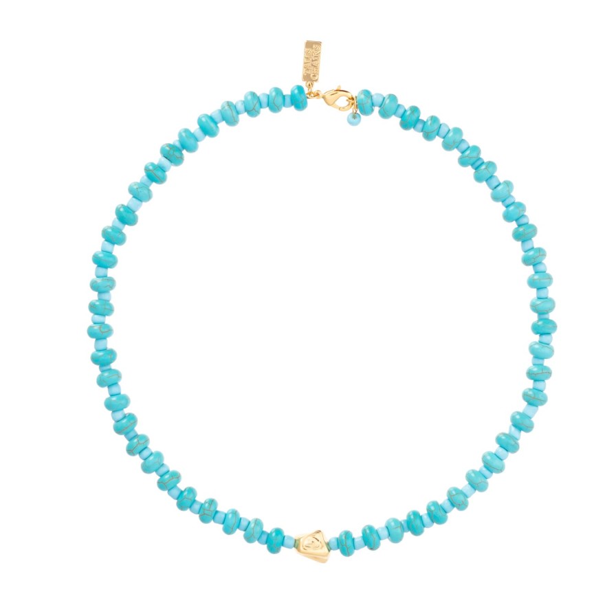 Clearance Talis Chains Turquoise Beaded Choker