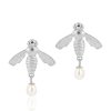 Wholesale Claudia Bradby Flying Bee Stud Earrings Silver