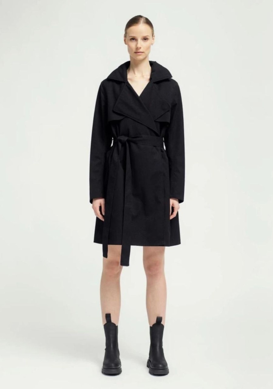 Hot BRGN Yr Coat New Black