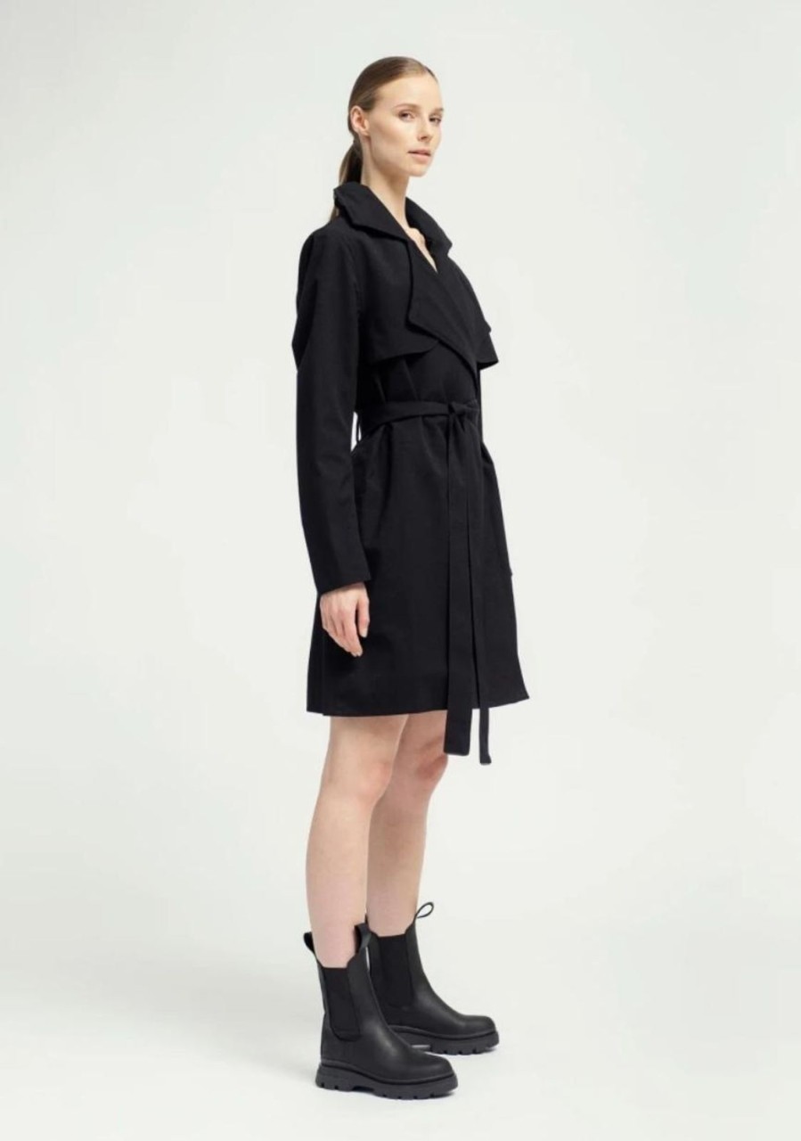 Hot BRGN Yr Coat New Black