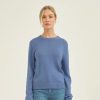 Hot Pieszak Manilla Crew Neck Indigo Blue