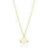 Best Claudia Bradby Meditative Pearl Spinner Necklace Gold