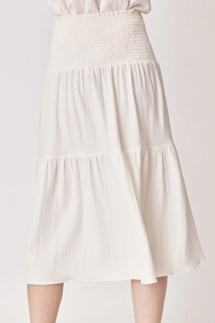 Best Mayla Leia Midi Skirt White