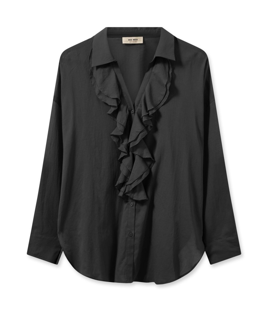 Online Mos Mosh Mmjelena Voile Shirt Black