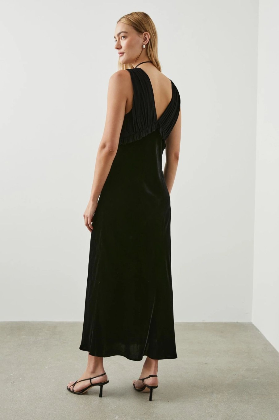 Clearance Rails Gilda Dress Black Velvet