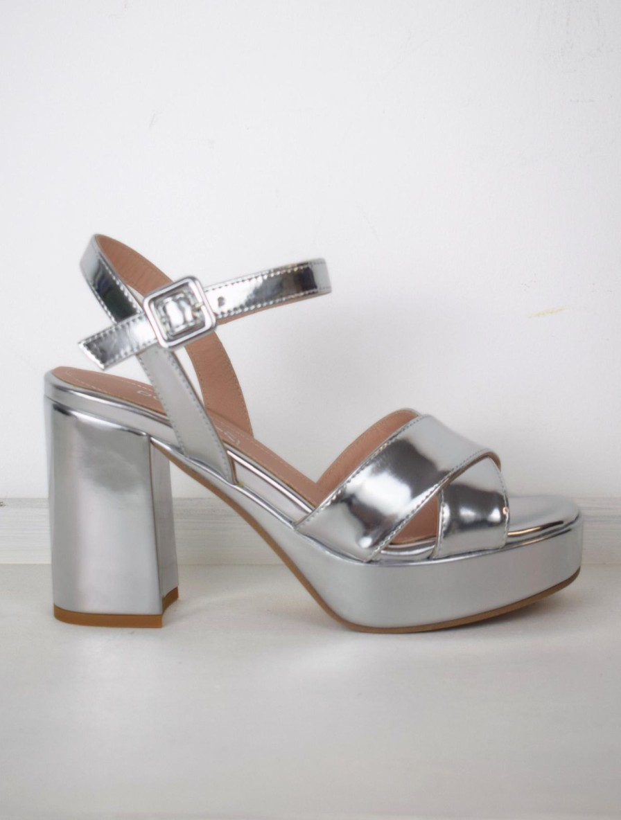 Wholesale Donna Lei Nevis Sandal Silver Shine