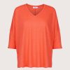 Hot Not Shy Emilie T-Shirt Coral