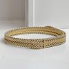 Hot Abro Gold Plaited Belt