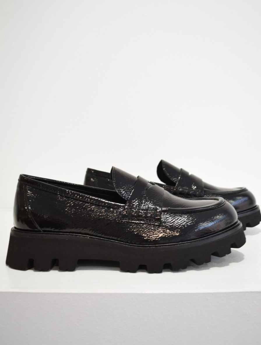 Online Donna Lei Finish Loafer Black Patent