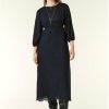 Online ba&sh Bettina Dress Navy