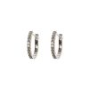 Best Kirstie Le Marque Diamond & Silver Huggie Hoops