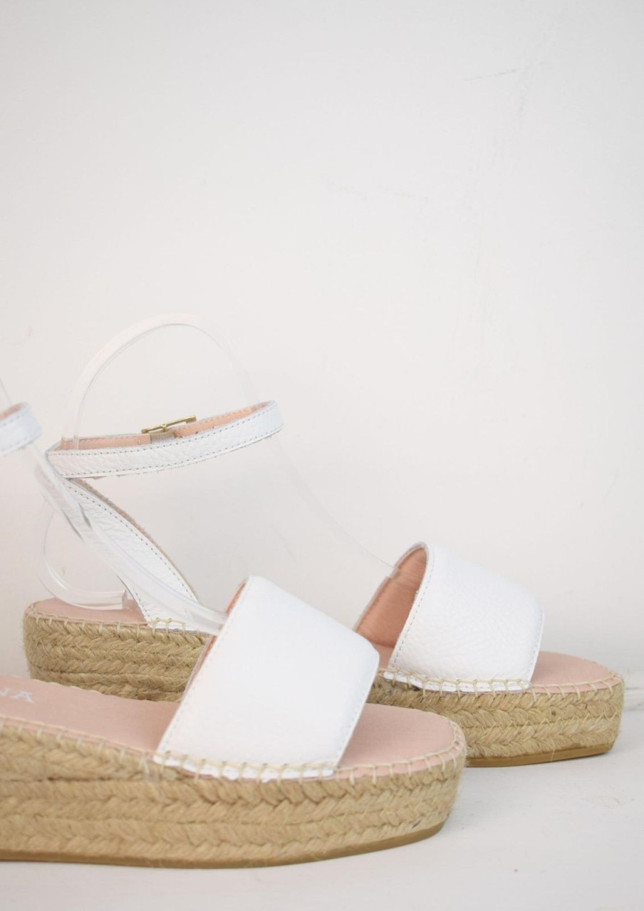 Online Macarena Jaki Espadrille White