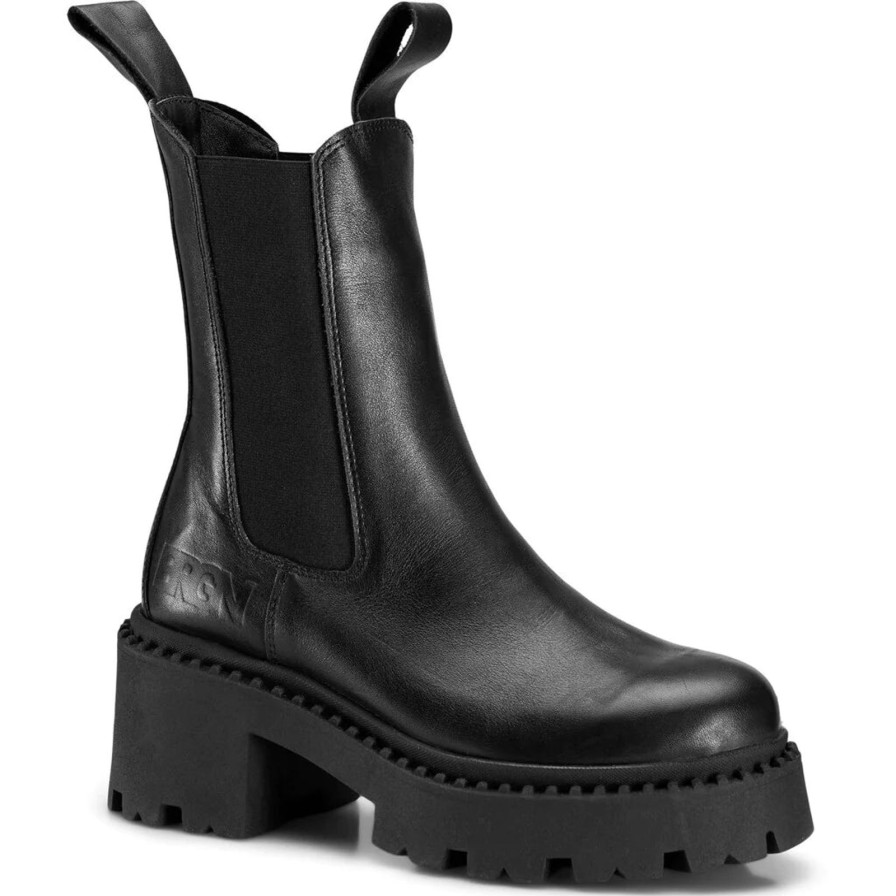 Best BRGN Heel Chelsea Boot New Black