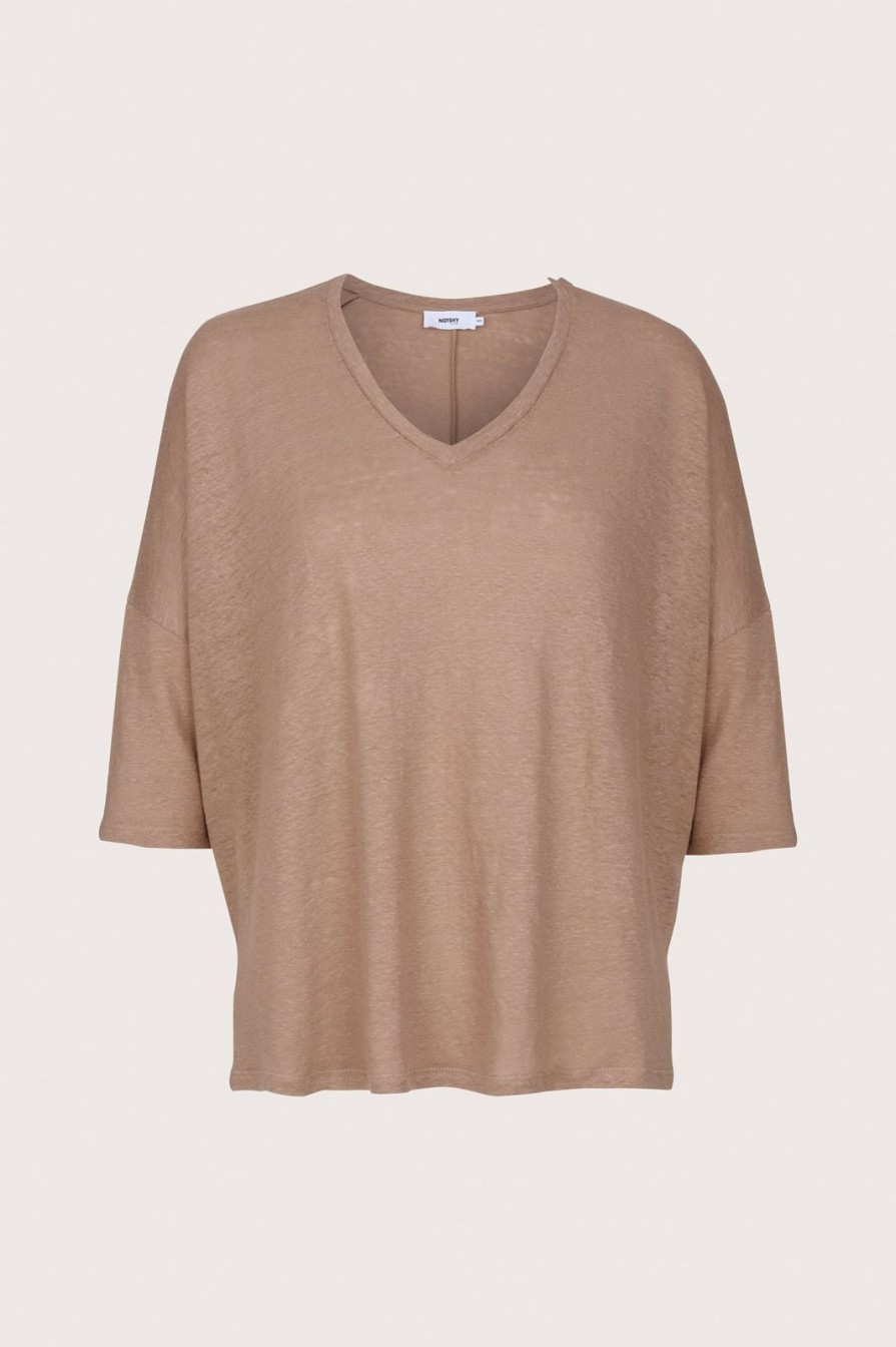 New Not Shy Emilie T-Shirt Cinnamon