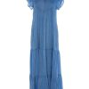 Online Devotion Twins Erietta Maxi Dress Blue