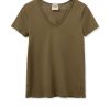 Online Mos Mosh Mmtulli V-Ss Tee Burnt Olive