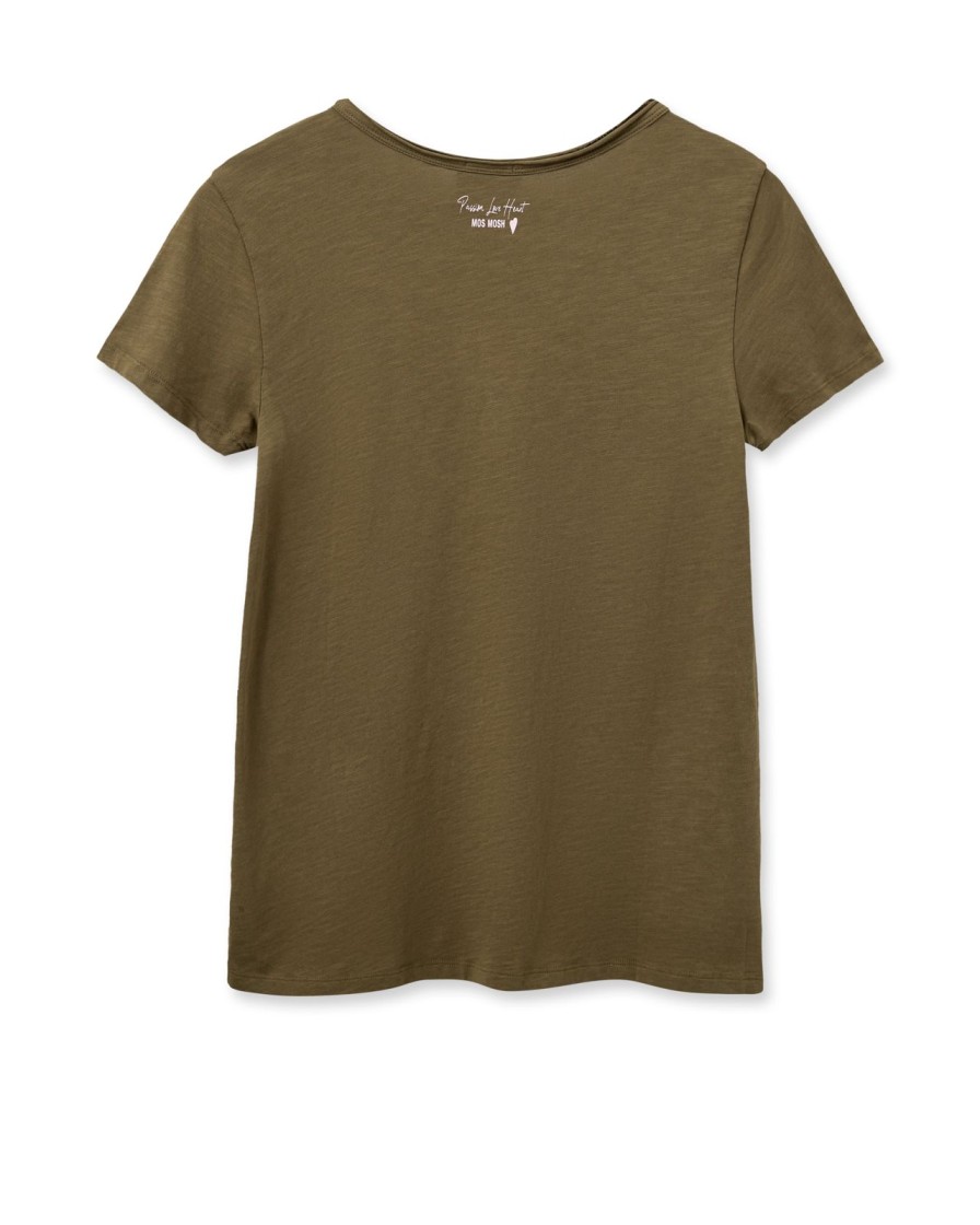 Online Mos Mosh Mmtulli V-Ss Tee Burnt Olive