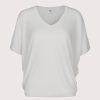 Wholesale Not Shy Nya V-Neck Tee Ecru