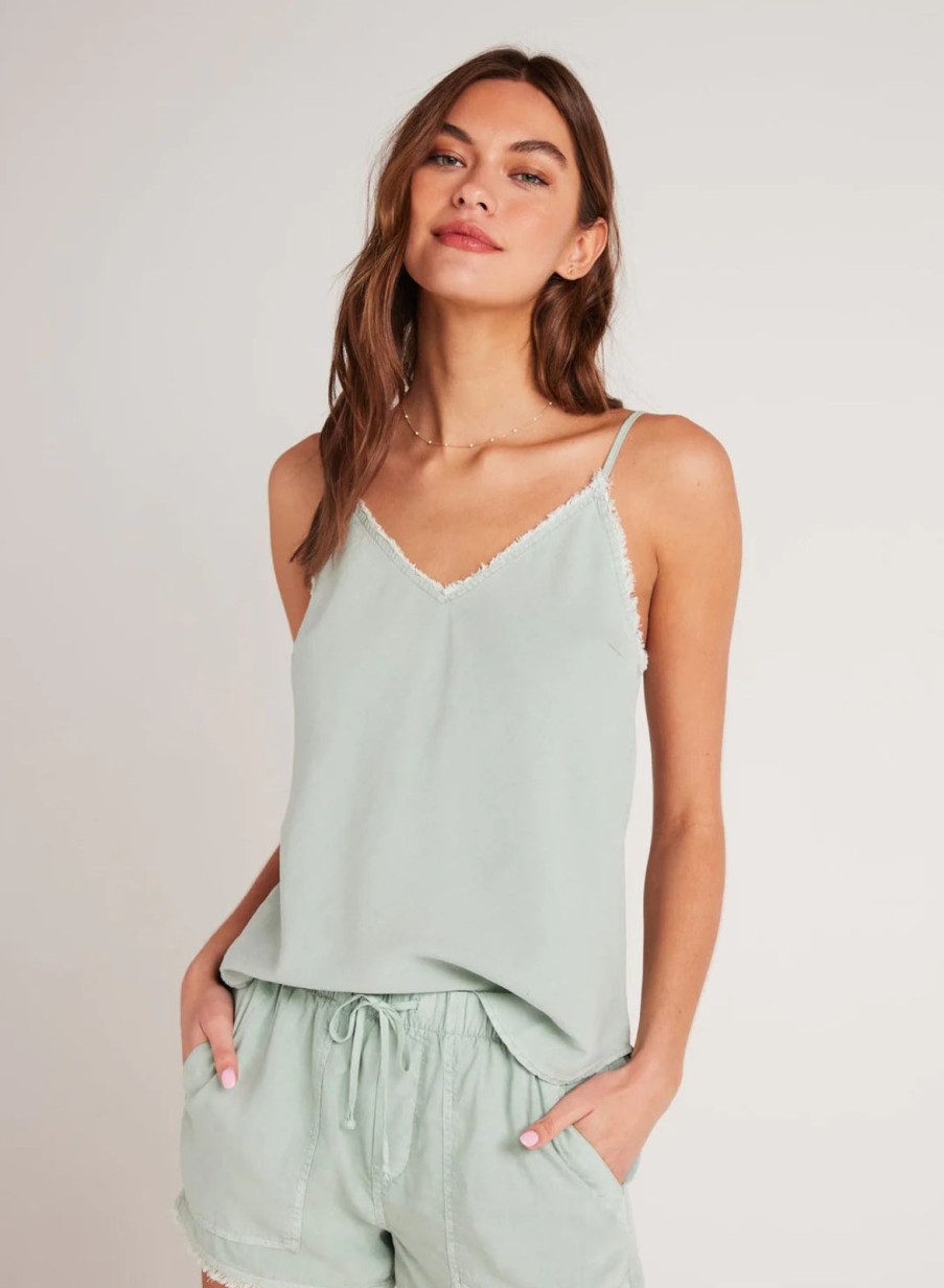 Wholesale bella dahl Frayed Edge Camisole Oasis Green