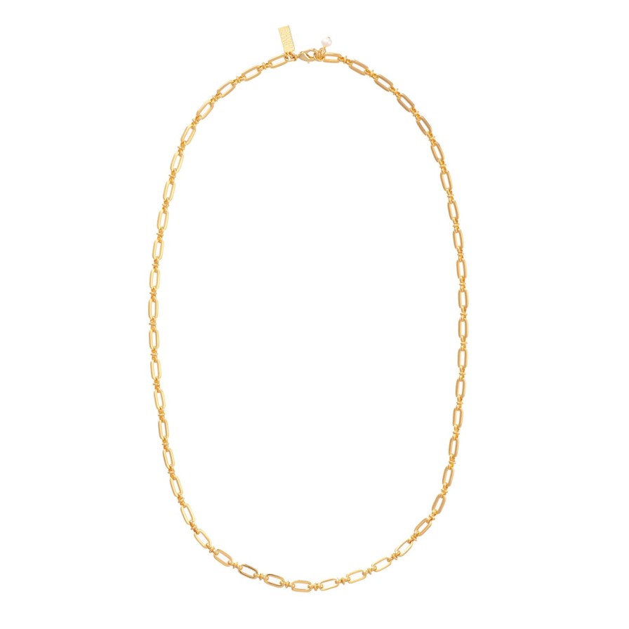 Hot Talis Chains California Long Chain Necklace Gold