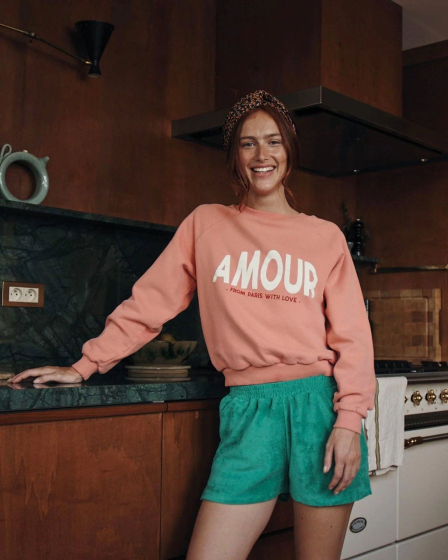 Clearance Emile & Ida Zamour Amour Sweatshirt Grenadine