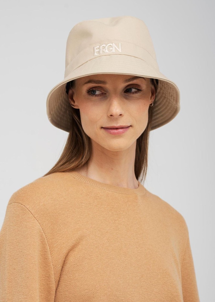 Wholesale BRGN Bucket Hat Beige