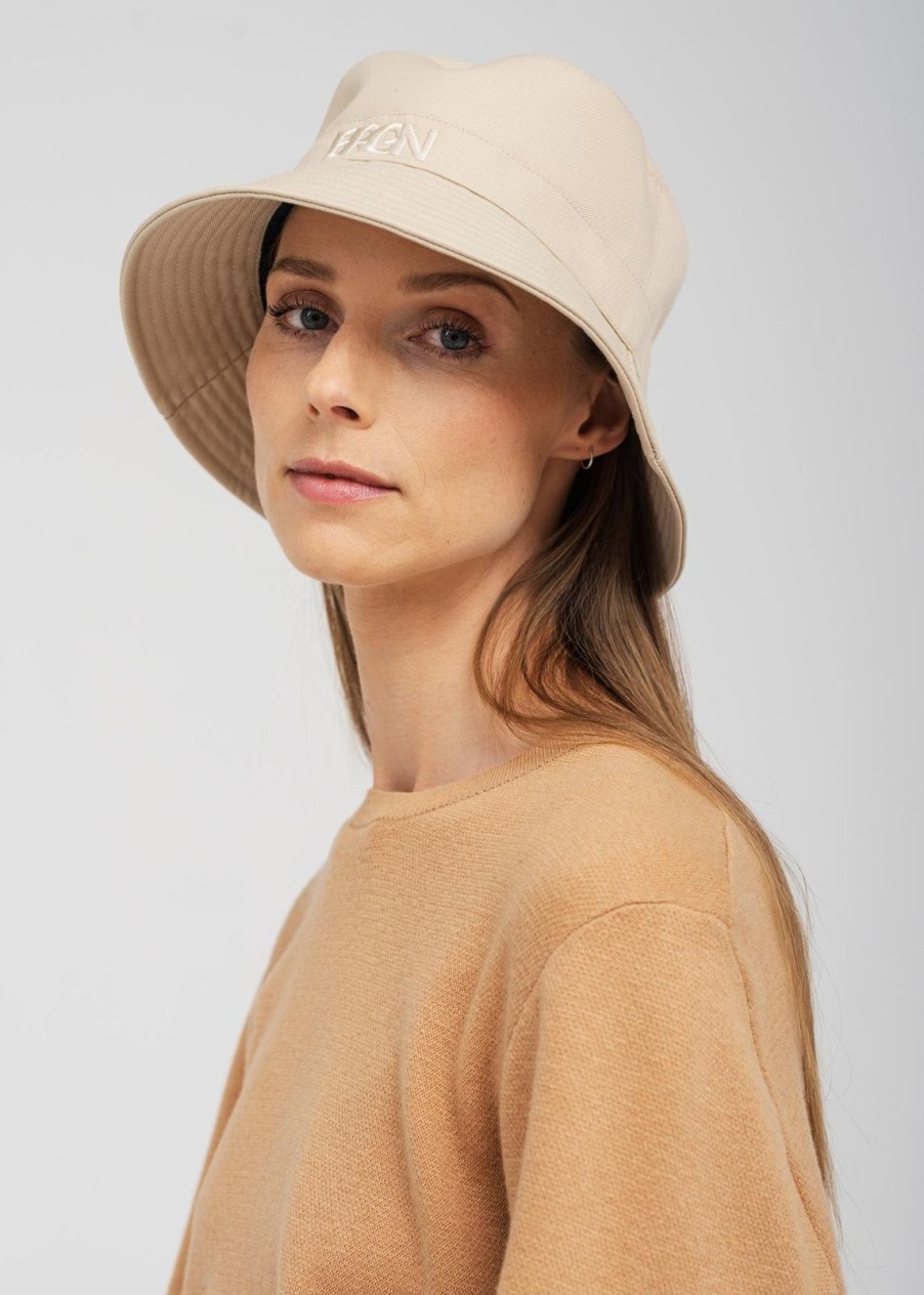 Wholesale BRGN Bucket Hat Beige