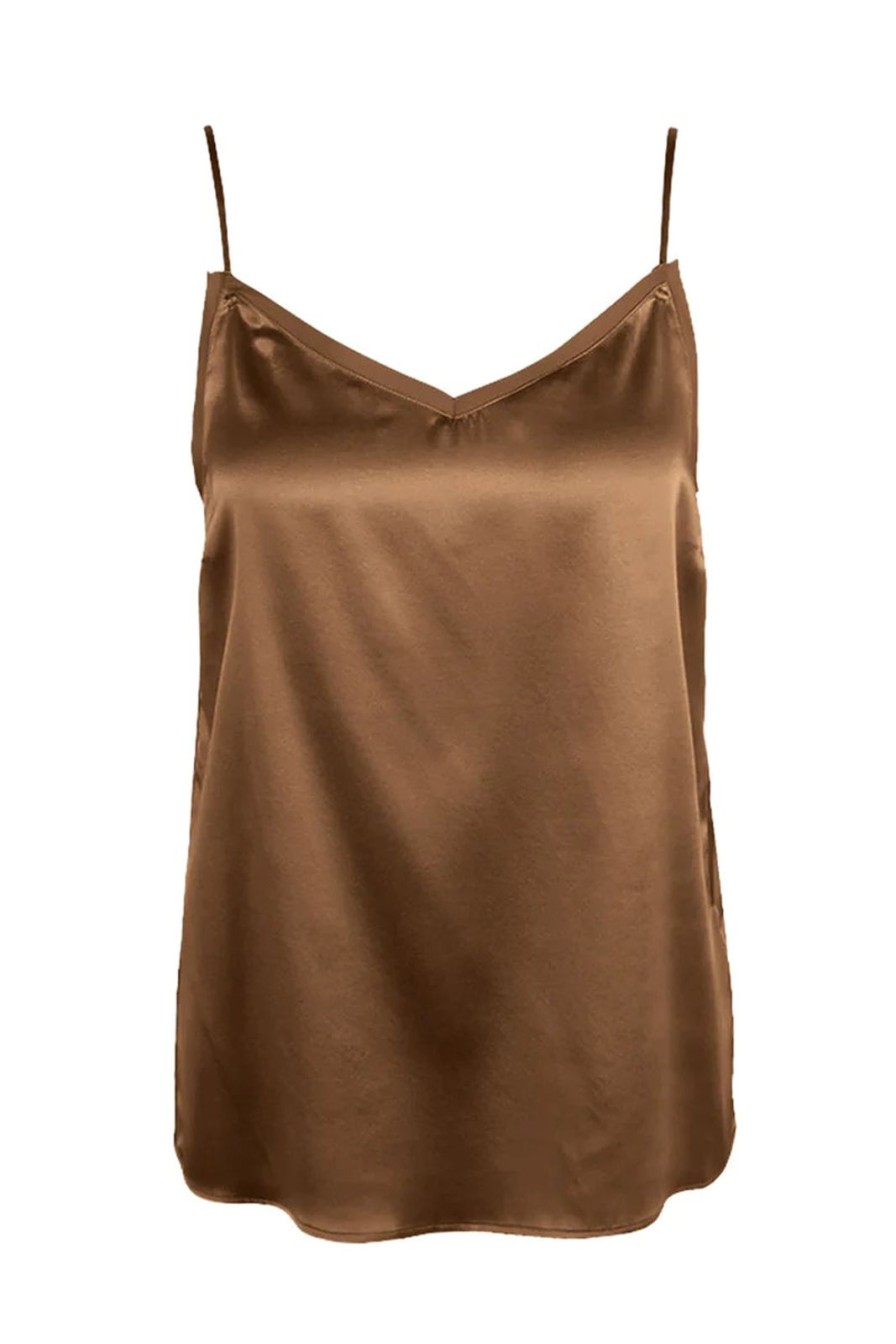 Clearance Mos Mosh Mmditte Silk Singlet Cinnamon Swirl