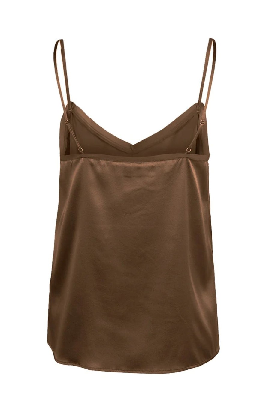 Clearance Mos Mosh Mmditte Silk Singlet Cinnamon Swirl