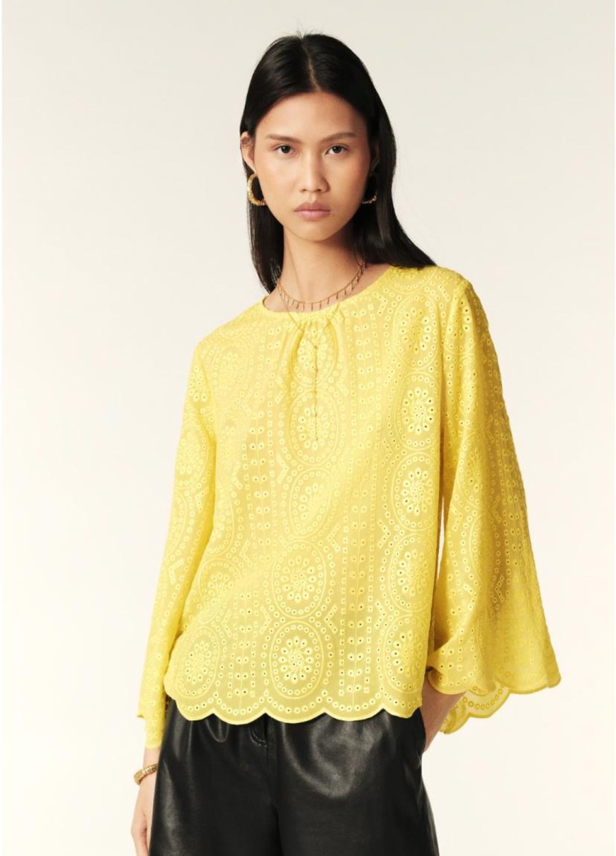 Clearance ba&sh Bruna Top Yellow